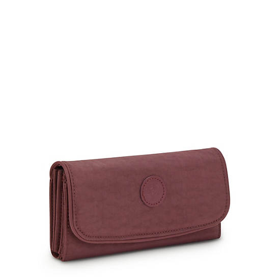 Kipling Money Land Snap Portefeuille Bordeaux | BE 1793NW